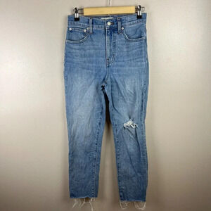 Madewell Perfect Vintage Jean Size 26 Rosabelle Wash Comfort Stretch High Rise